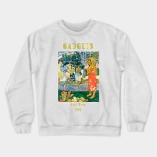 Gauguin Hail Mary Painting Crewneck Sweatshirt